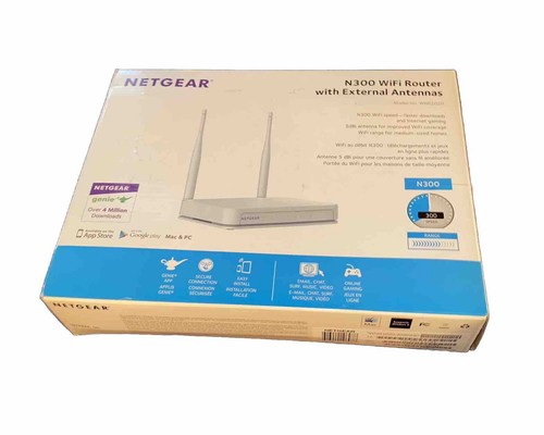 Netgear n300 router - router, con