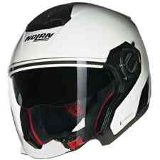 CASCO MOTO JET NOLAN N40-5 06 CLASSICO N-COM 305 BIANCO METALLIZZATO TAGLIA M