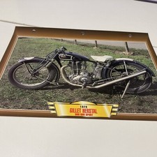 Gillet Herstal 500 OHV 1929 Scheda Porta Carte Motocicletta Passion Collezione