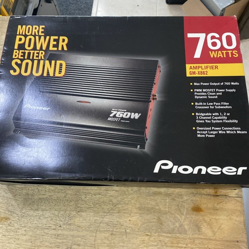 Pioneer x862 new - pioneer, gm-x862