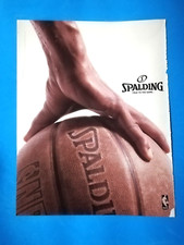 RITAGLIO DI GIORNALE PUBBLICITA' SPALDING PALLONE BASKET DA COLLEZIONE - (141)