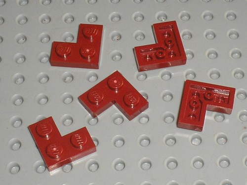 Lego dkred corner plates - 5,