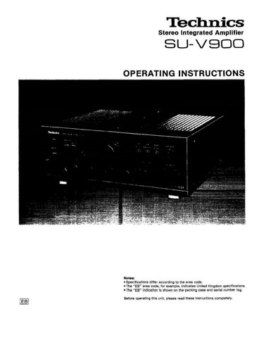 Technics v900 amplificatore - technics, su-v900
