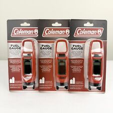 Coleman Misuratore carburante digitale per cilindri propano 16 oz e 14 oz set di 3 NUOVO