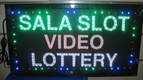 Insegna led con scritto sala - led,