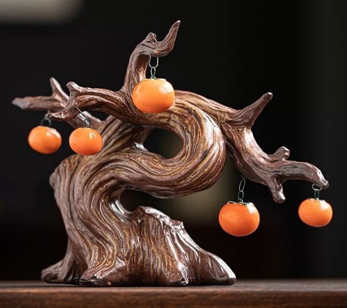Statua bonsai albero cachi - albero,