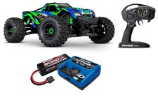 Traxxas 89086-4 Maxx V2 1/10 Monster Truck Brushless + Set TRX 4S iD-Live Verde