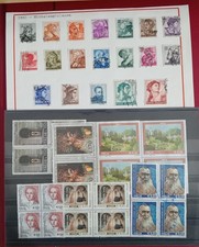 Francobolli Repubblica Italiana USATI. dal 1976 al 2007 1 serie + 6 quartine