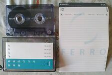 Audiocassetta Philips FSX 90 - IEC I - Con adesivi - Senza scritte - 1990 Europe