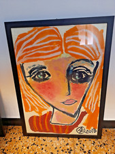 Quadro Acquarello Dipinto Su