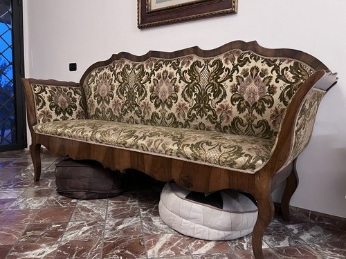 Divano antico legno periodo - di,