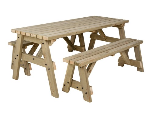 Set tavolo panca giardino - panca, da