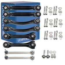 LEMFÖRDER Braccio + Traversa Set Posteriore Adatto A per Mercedes W124 W201 W202