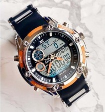 ZCC 1313 Orologio Uomo Dual Time Analogico-Digitale Cassa 49mm Multifunzione XXL