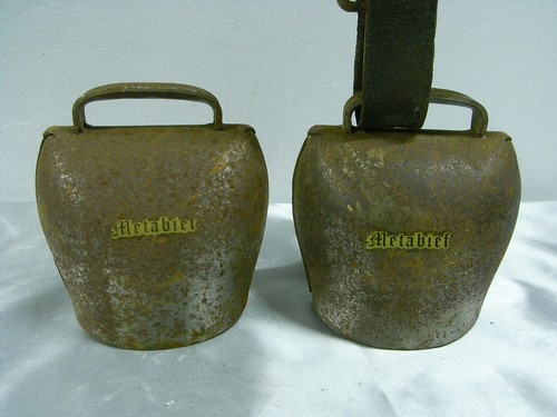 Ancien lot 2 cloches - 2,