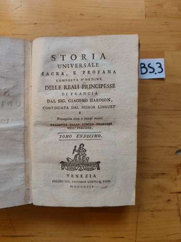 Storia universale sacra - , e