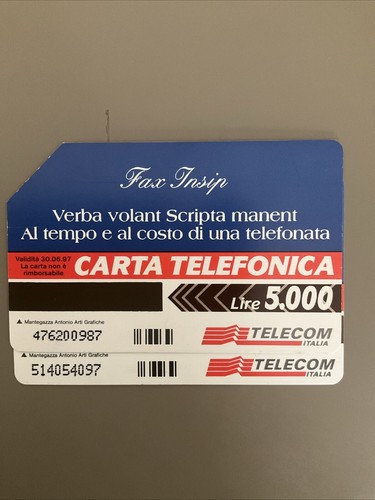 Scheda telefonica rara 468a - telefonica,