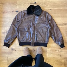 Bomber giacca da volo pelle