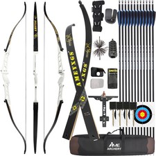 Set arco ricurvo - tiro, con