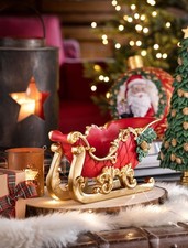 Slitta natalizia in resina