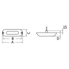Faro subacqueo 6 LED bianchi