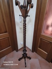 Attaccapanni Vintage In Legno Da Terra