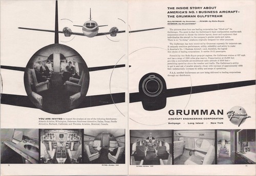 Grumman gulfstream 1959 - 1959, stampa