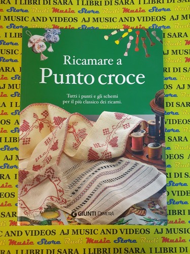 Book libro ricamare punto - ricamare,