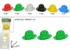 Mini cappello bombetta set - cappello, 3pz