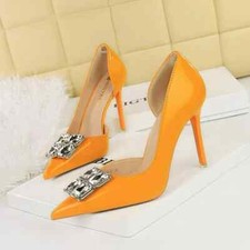 Decolte Scarpe 11 cm Arancione