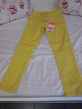 Pantalone bambina giallo