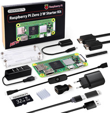 Raspberry Pi Zero 2 W Starter Kit Con Rpi Zero 2 W Case, 32 GB SD Card Preloaded