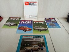 press kit originale Daihtsu Charade Cuore Charmant lingua tedesco Walter Hagen