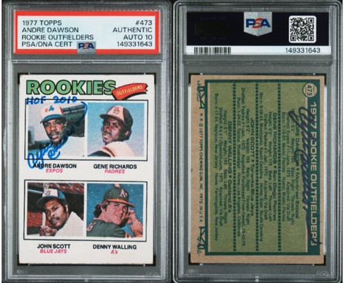1977 topps 473 andre dawson - 1977,