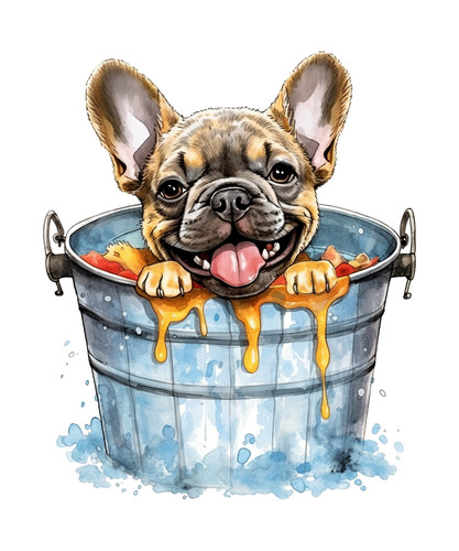 Adesivi auto bulldog francese - adesivi,