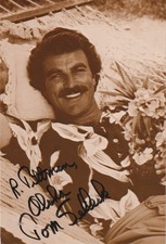 TOM SELLECK autografo