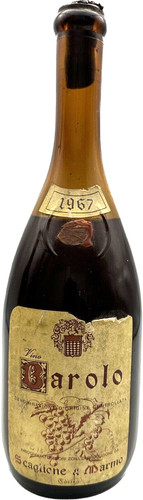 Vintage vino barolo - barolo, 1967