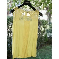 CAMICETTA CANOTTIERINA GIALLA  tg S