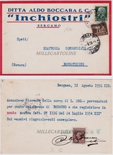 BERGAMO: Ditta Aldo BOCCARA & C. "INCHIOSTRI"   1936