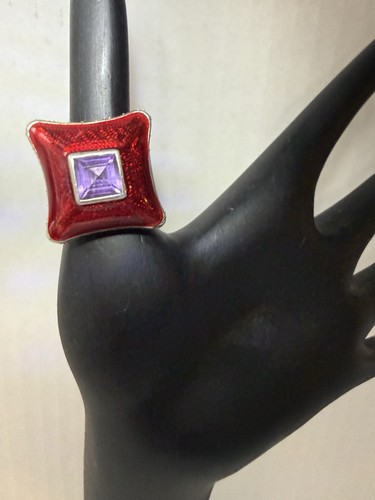 Anello chi falchi ametista - anello,