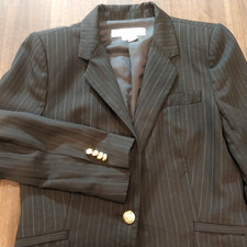 Blazer Zara Gessato Nero Donna