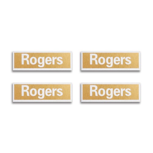 Rogers speaker grill badge - rogers,