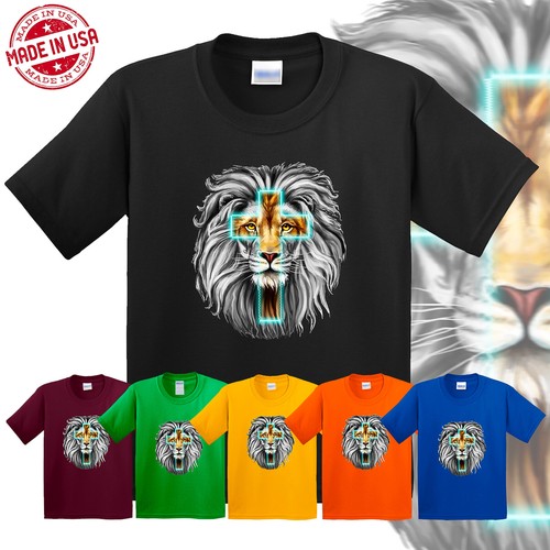 Shirt bambino leone gesù - t-shirt,