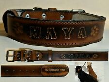 OFFERTA COLLARE PER CANE IN CUOIO DI TORO PERSONALIZZATO PRODOTTO D ALTA QUALITÀ