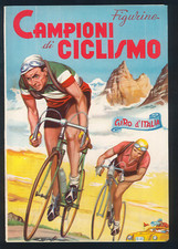 Album Figurine LAMPO Campioni di Ciclismo Solo Copertina e Retro! 1957 ▓