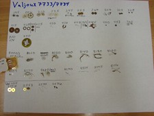 Valjoux 7733, 7734 cronografo