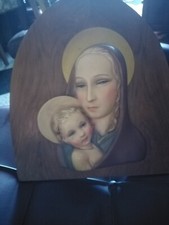 Madonna in ceramica anni 40 firma sarem