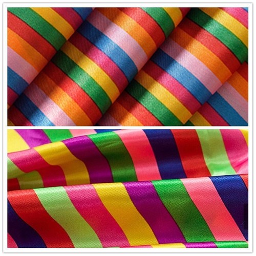 Tessuto righe arcobaleno - tessuto,