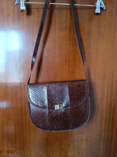 Borsa vintage marrone - borsa, vera