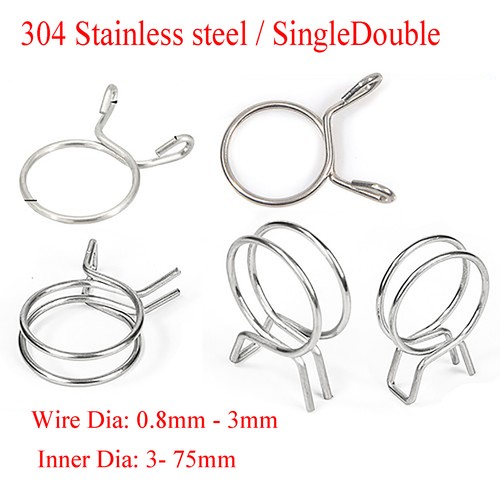 Clip molla per tubo - clip,